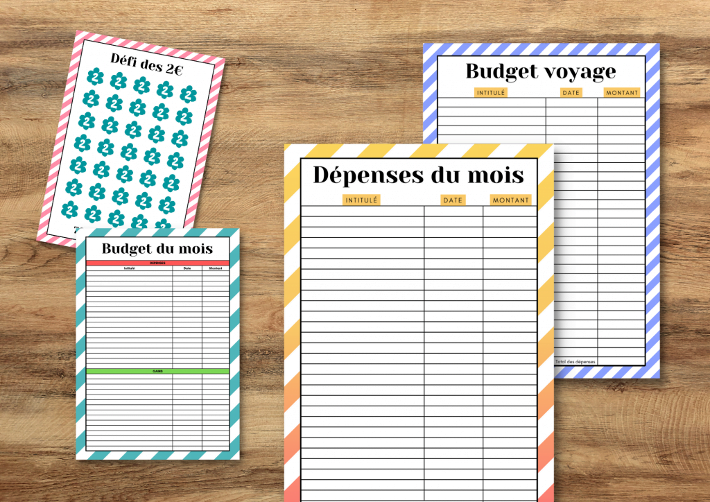 pdf budget mensuel gratuit à imprimer a4/a5 - AnneSo Orga
